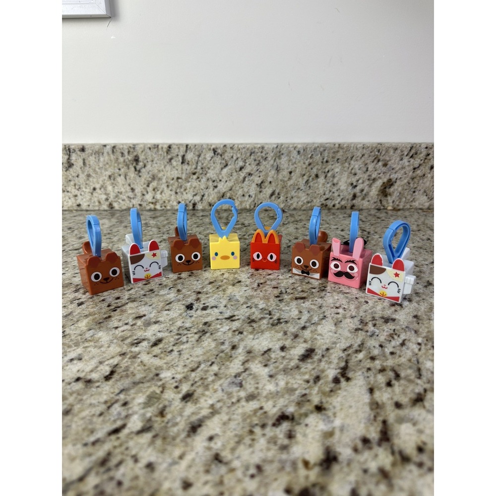 Lot of 8 PhatMojo Pet Simulator X Mini Plastic Toy Figurines 1"